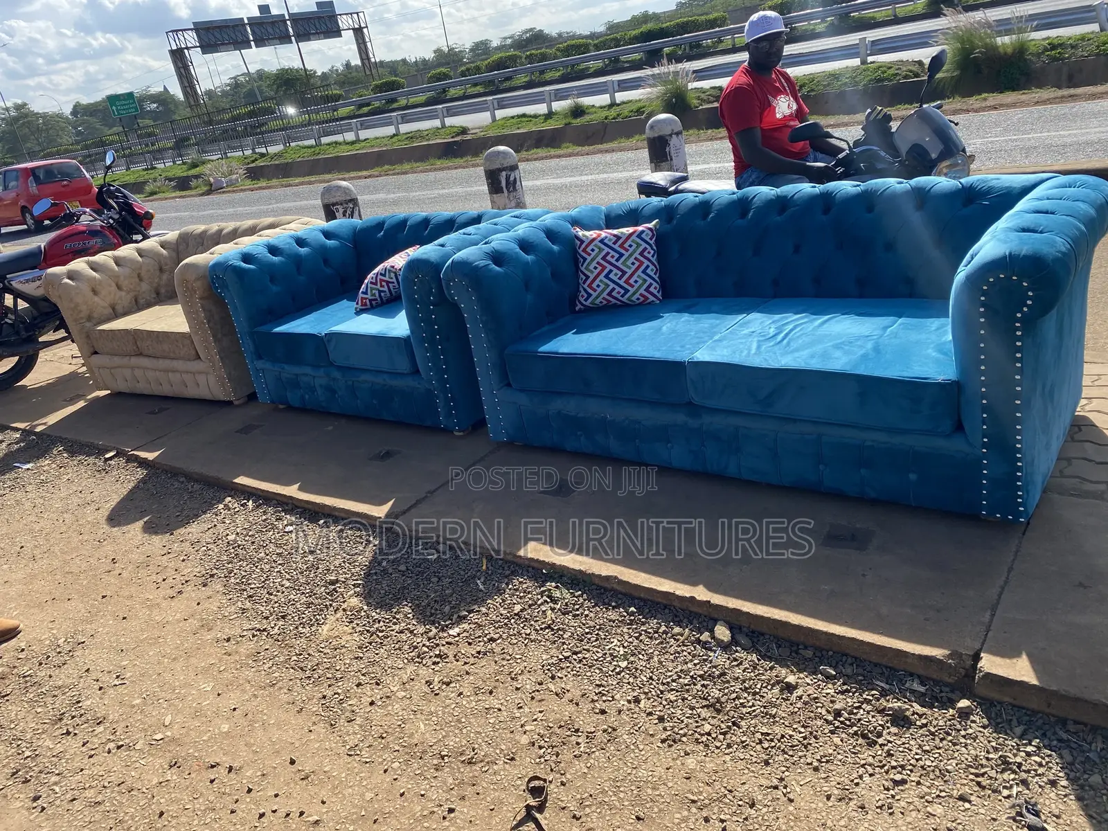 7 Seater Chesterfield Sofa