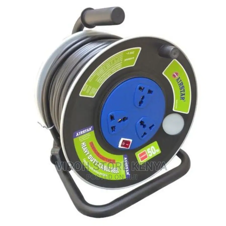 Professional Reel Extension 1.5mm Cable-50m
