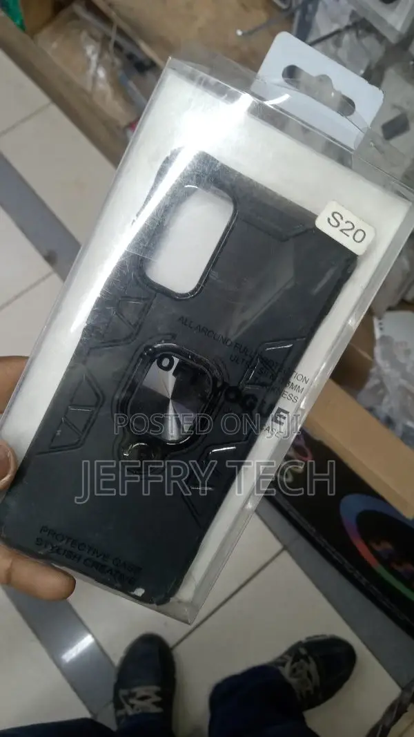 Samsung Galaxy S20 Case With Stand, Heavy-Duty Military Grad