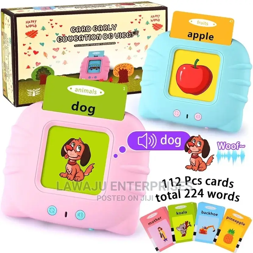 Early Childhood Educational Flash Cards With Audio