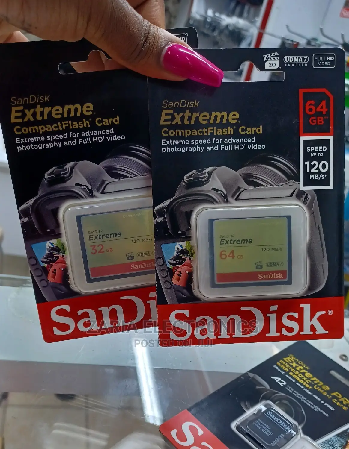Sandisk 32gb Extreme Cf Card 120mbps,