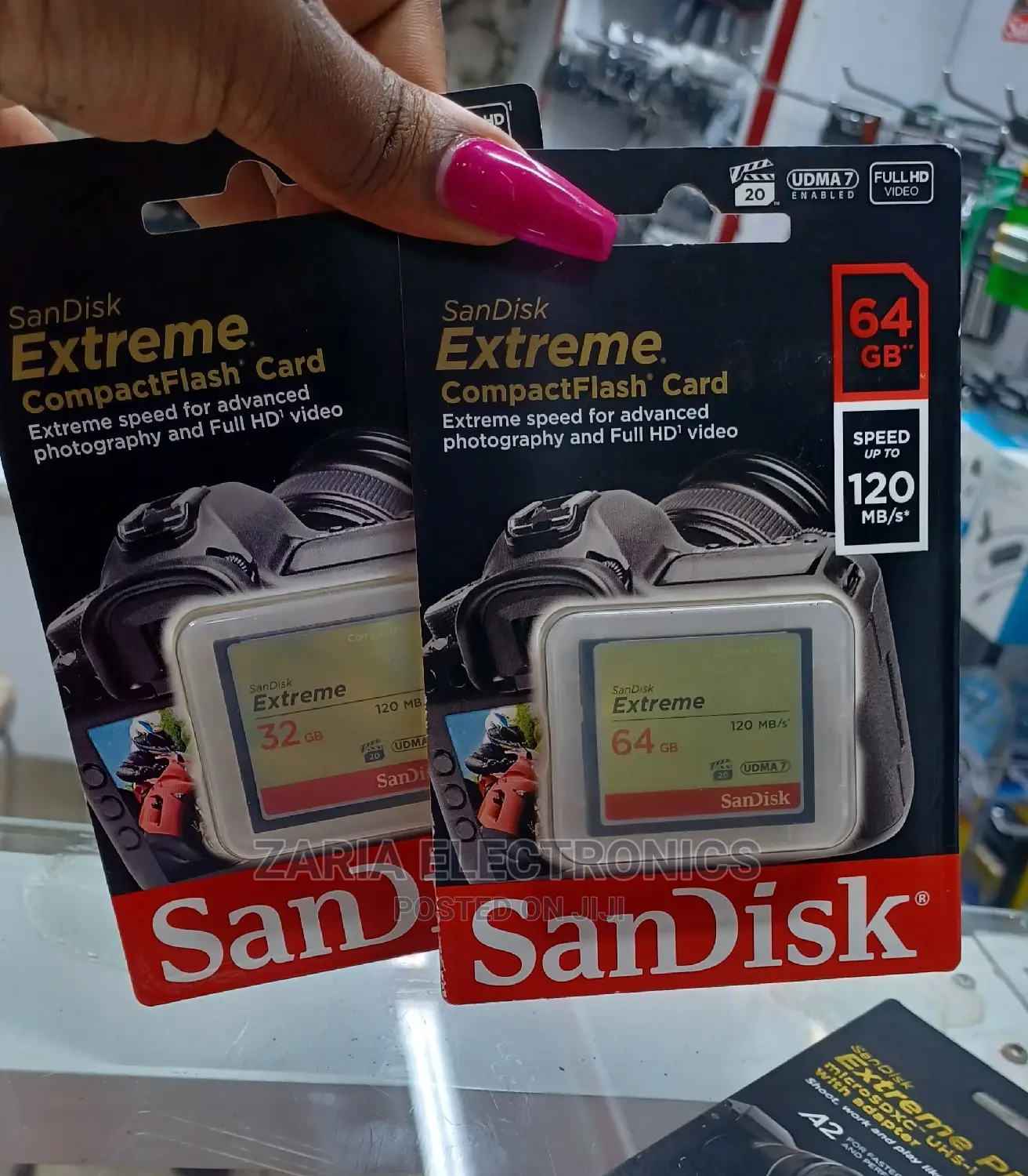 Sandisk 64gb Extreme Cf Card 120mbps