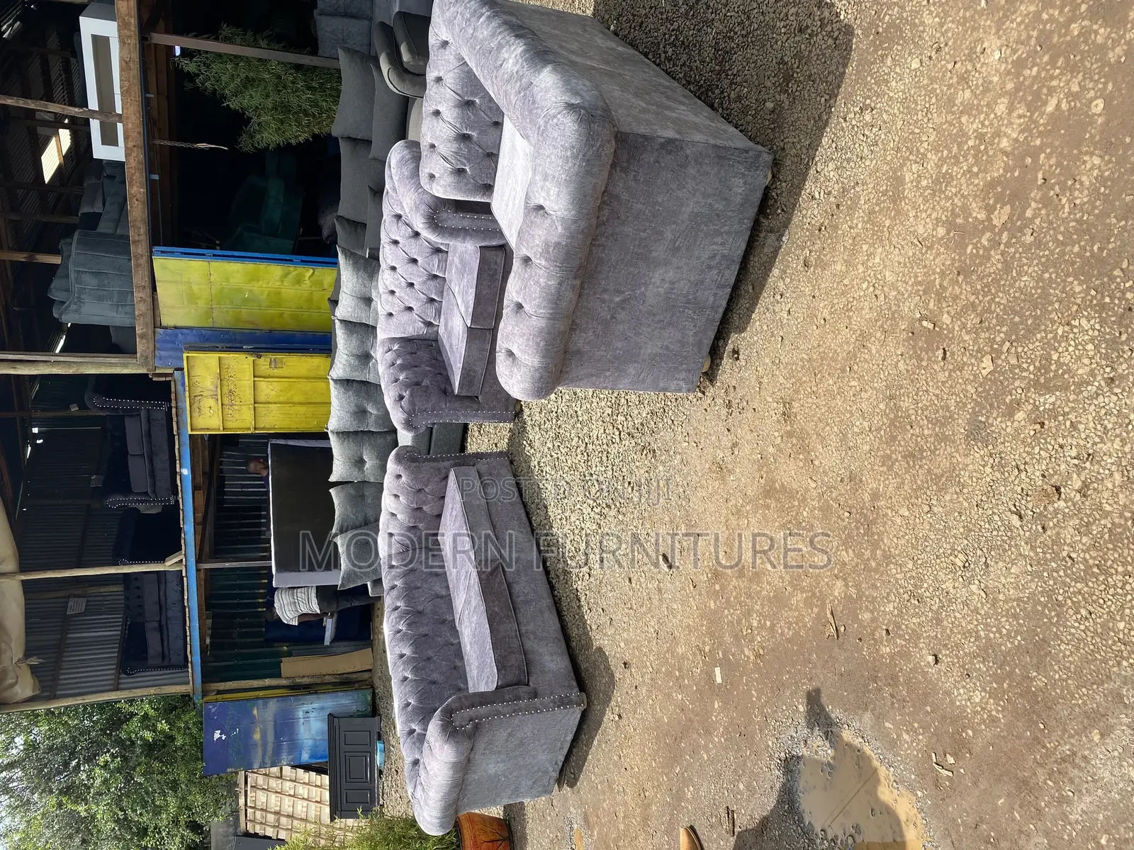 7 Seater Chesterfield Sofa