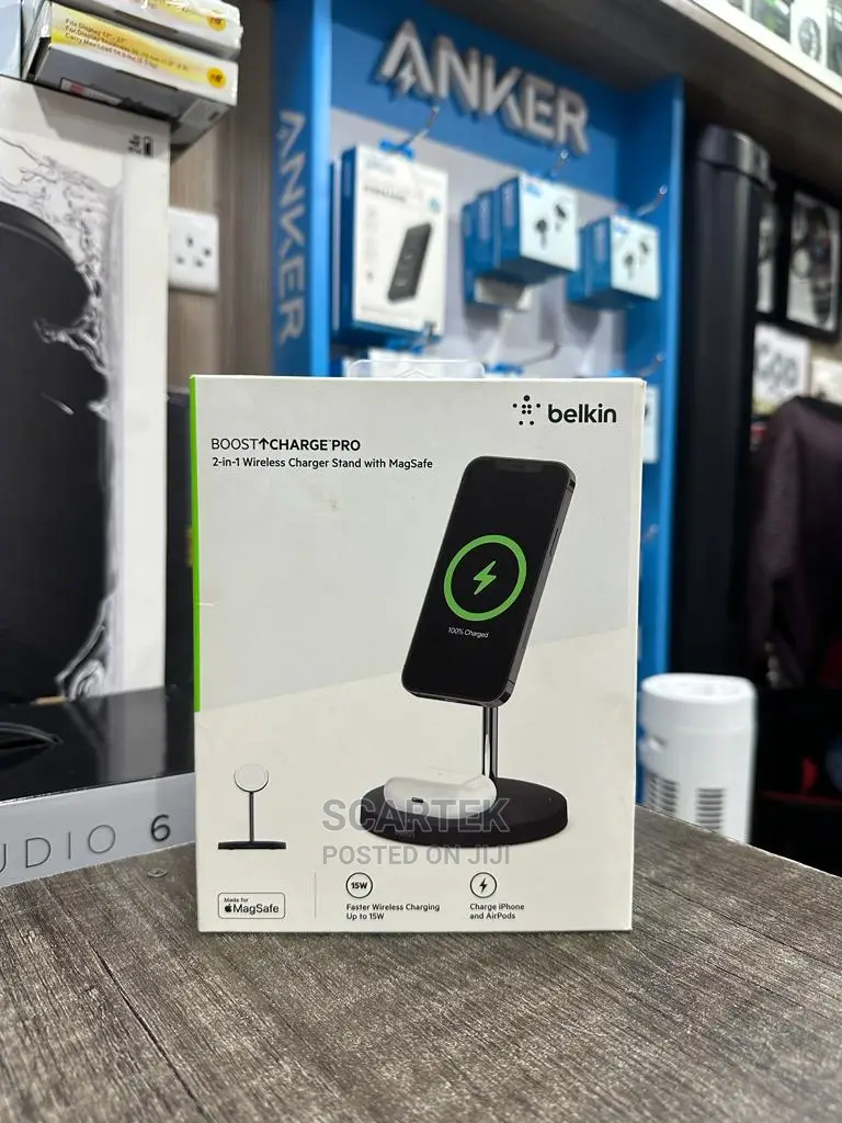 Belkin 2 in 1 Wireless Charger Stand With Magsafe