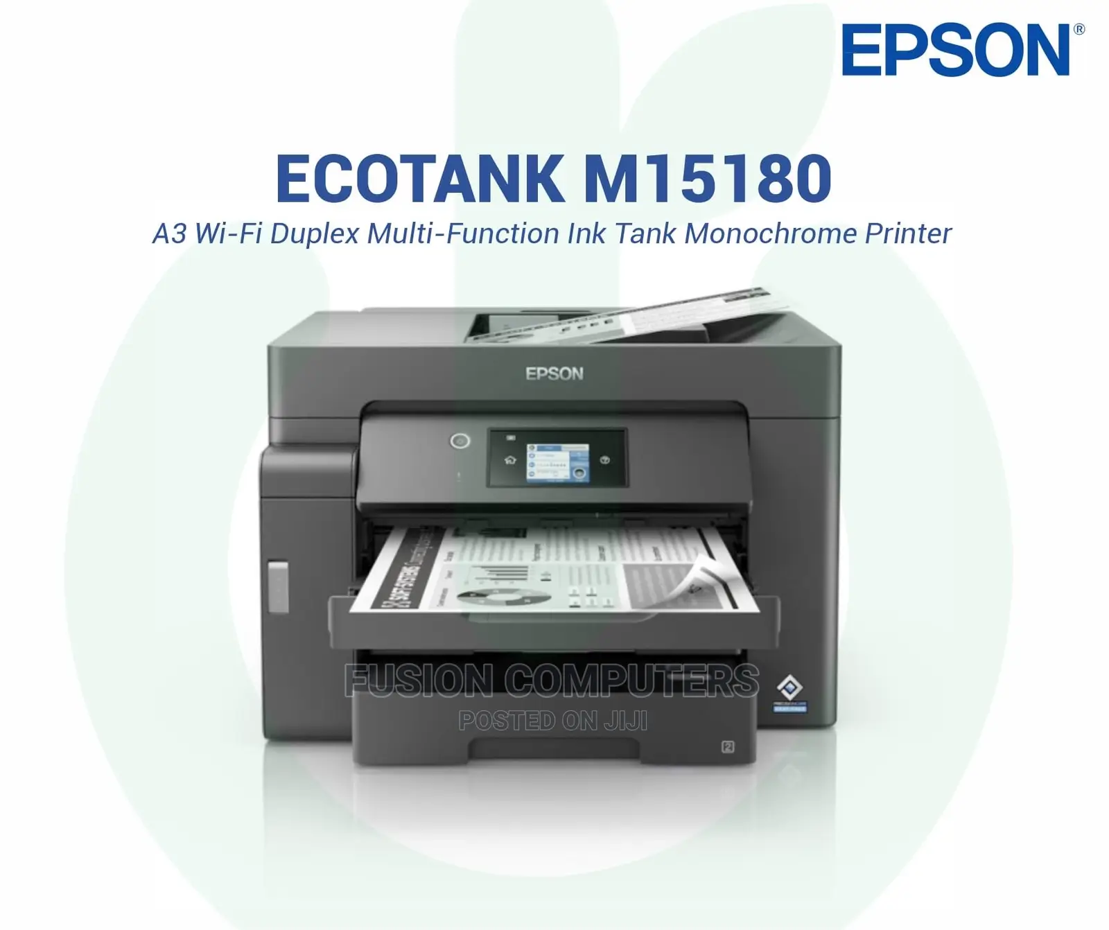 Epson Ecotank M15180 A3 Wi-Fi Duplex Ink Tank Printer