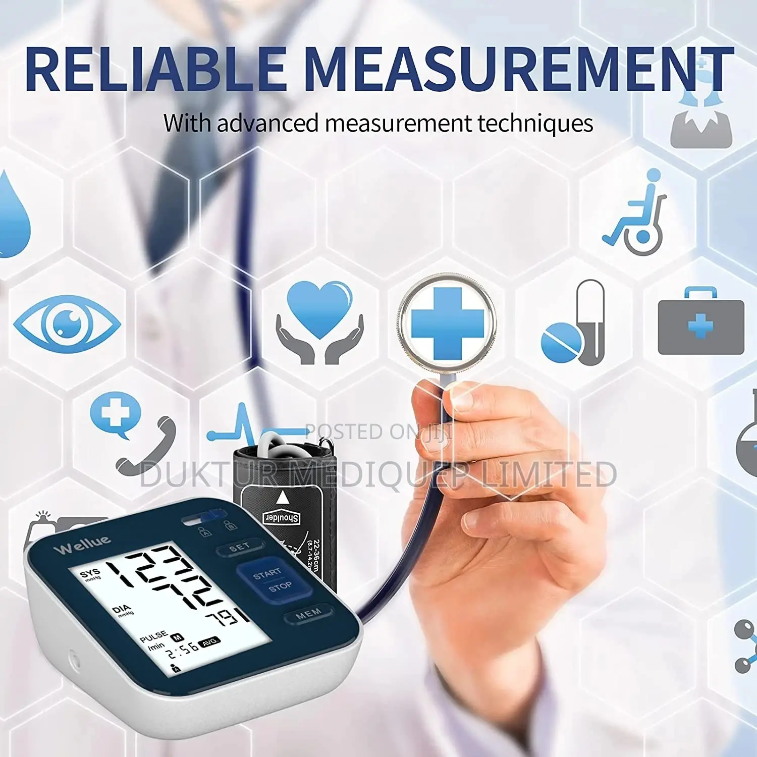 Upper Arm BP Monitor With Smart App, Dual User 240 Memory