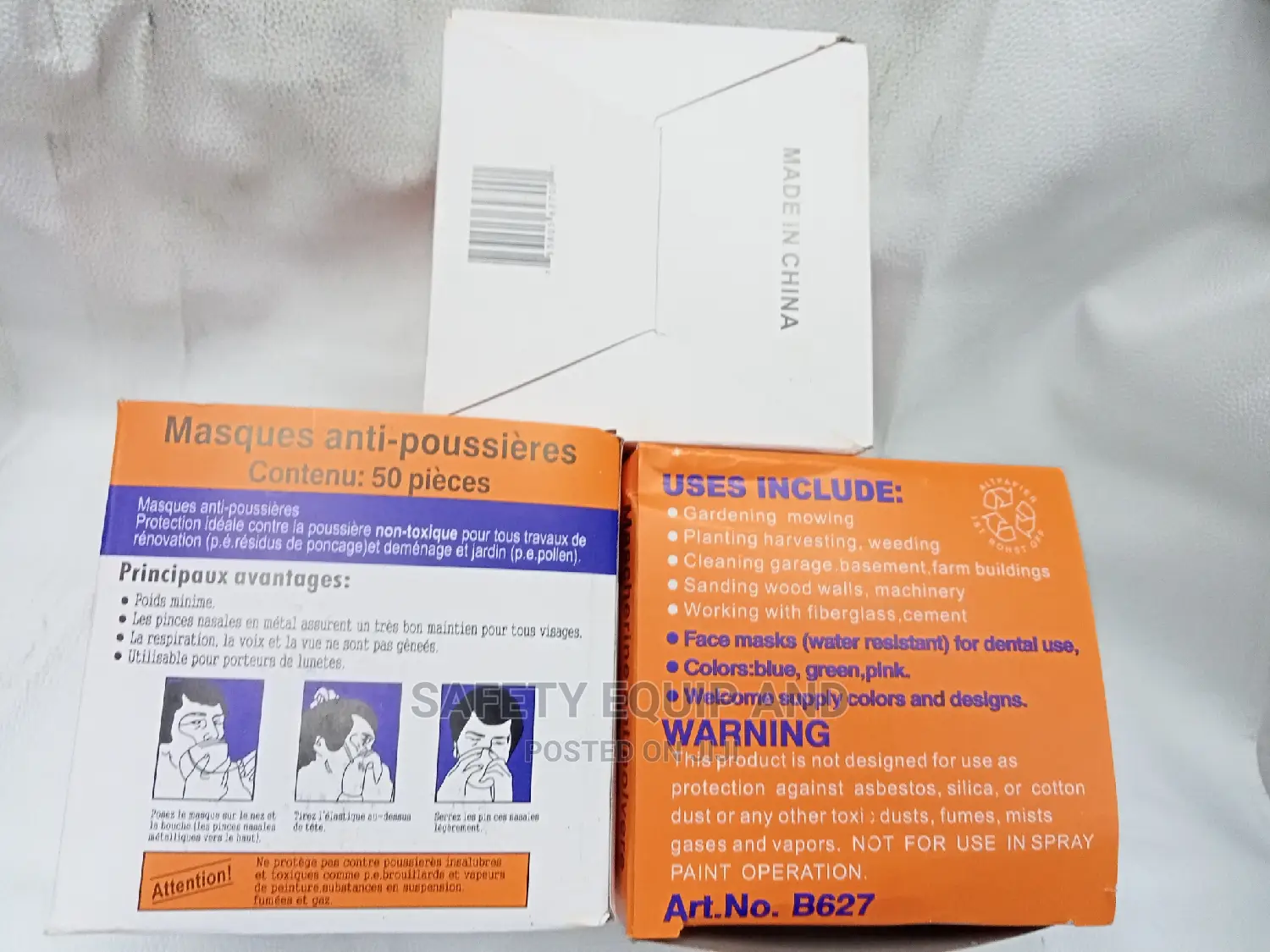 Disposable Dust Masks In Stock