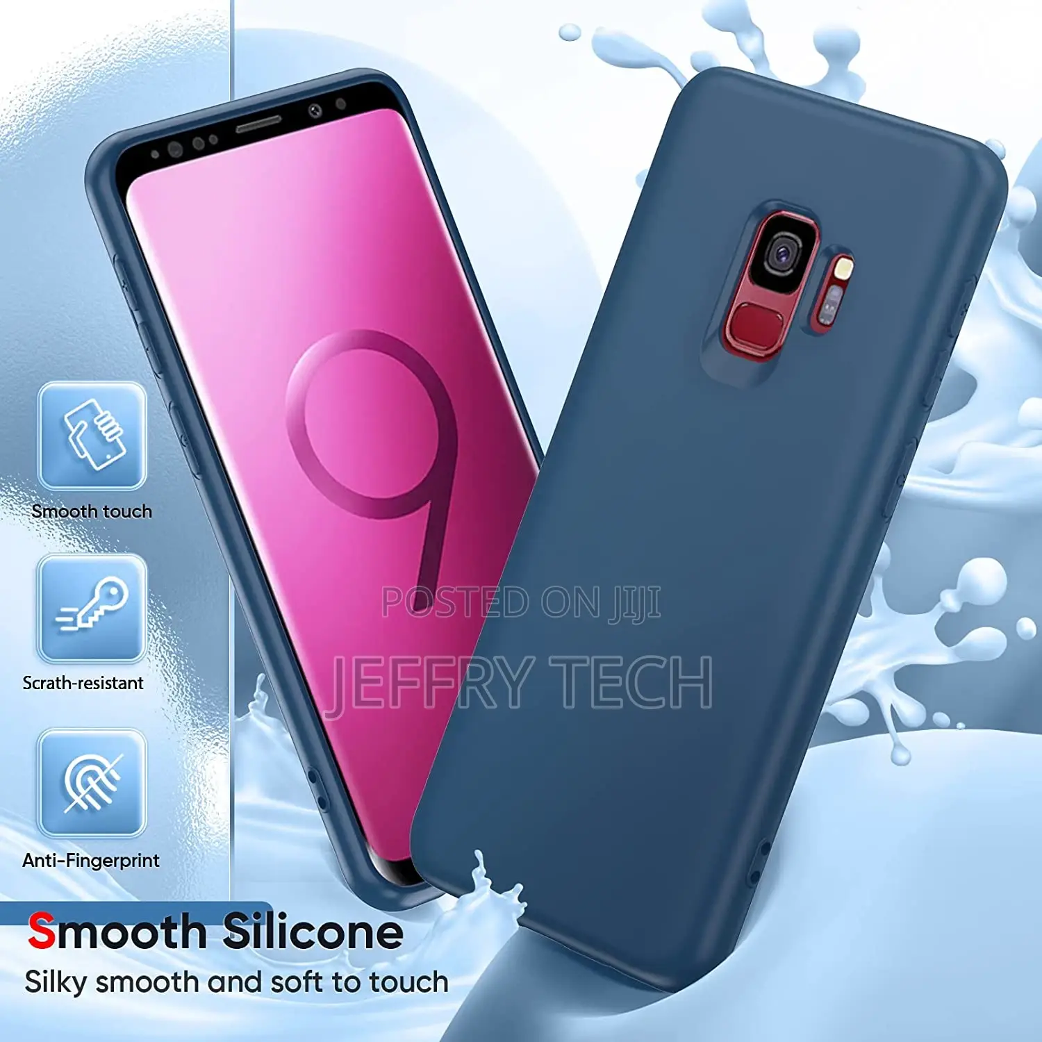 Samsung S9 Case, Soft Silicone Ultra Slim Shockproof Protect