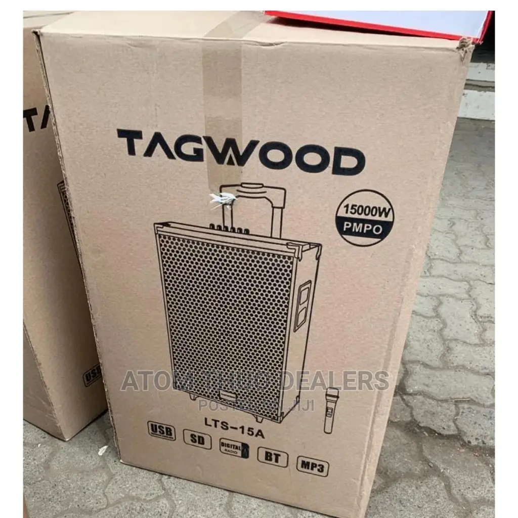 15" Tagwood Speaker With Microphone