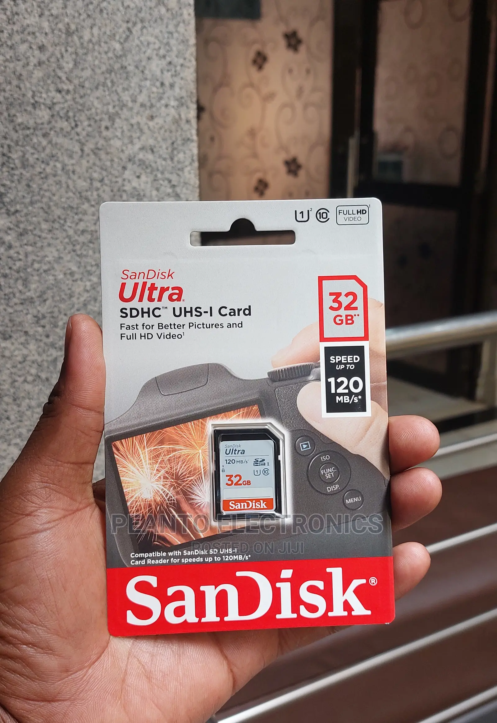 Sandisk Ultra SDXC 32gb 120mb/S Class 10 Uhs-I Card