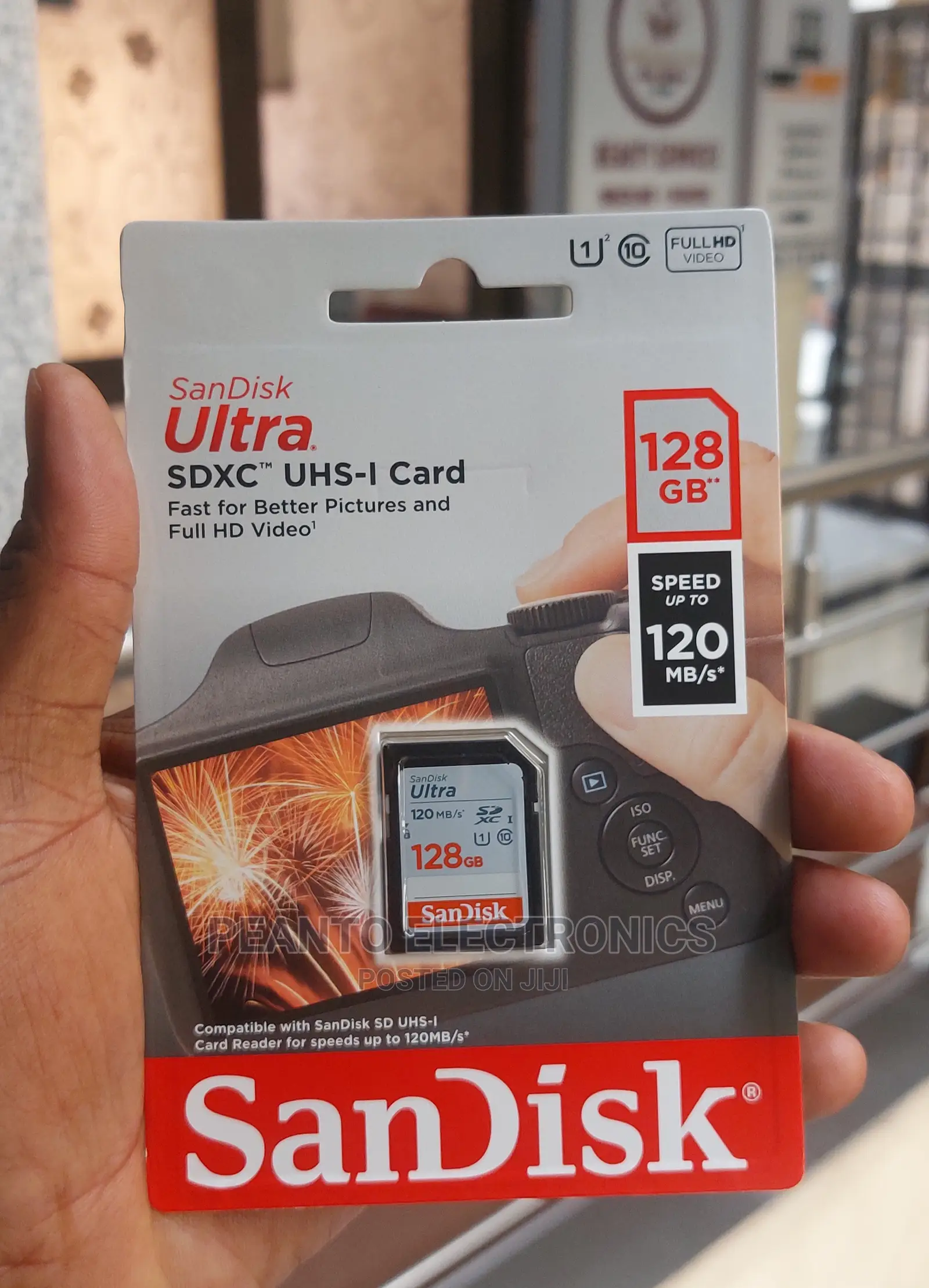 Sandisk 128gb Ultra Uhs-I SDHC Memory Card