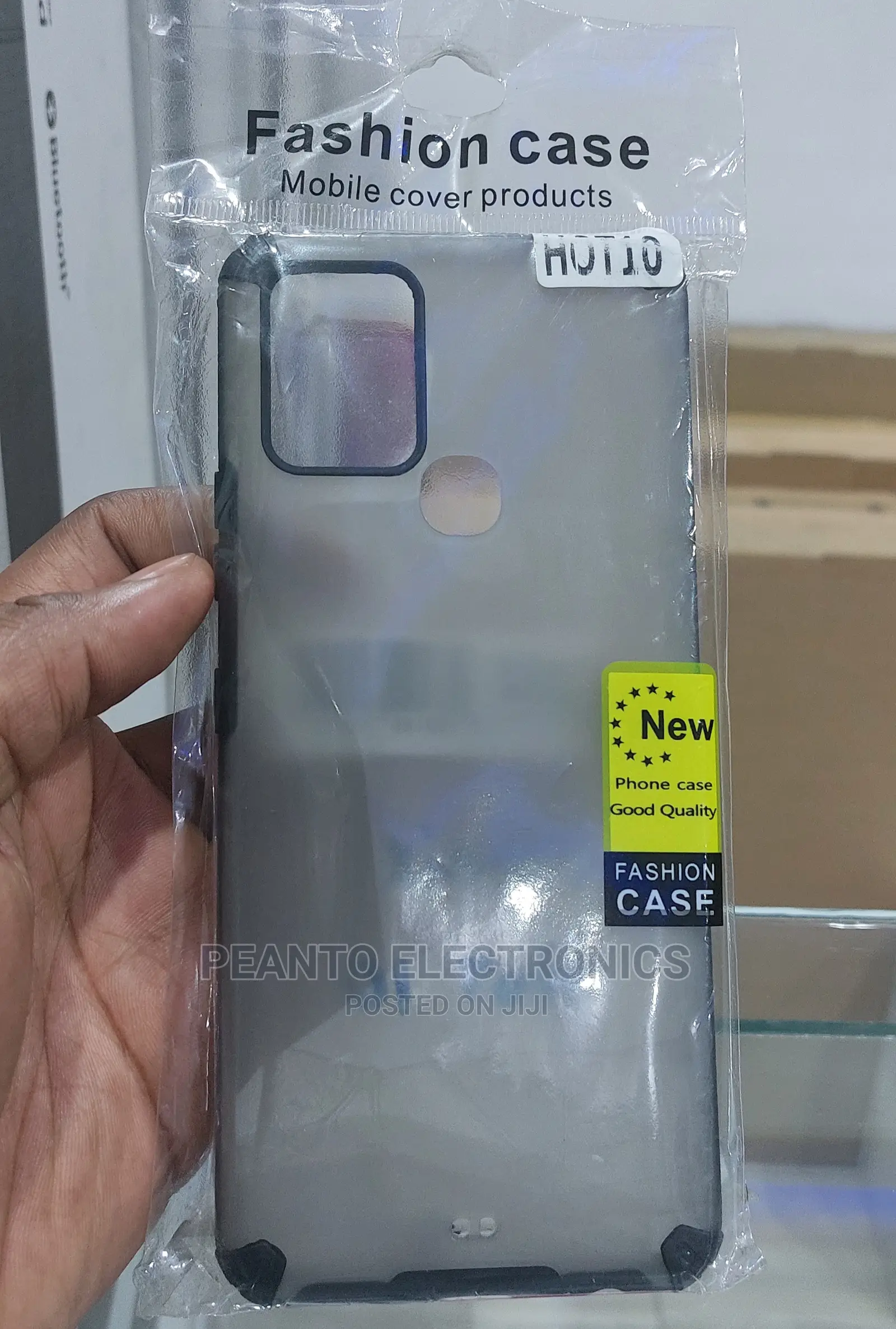 Phone Case for Infinix Hot 10 Clear Black