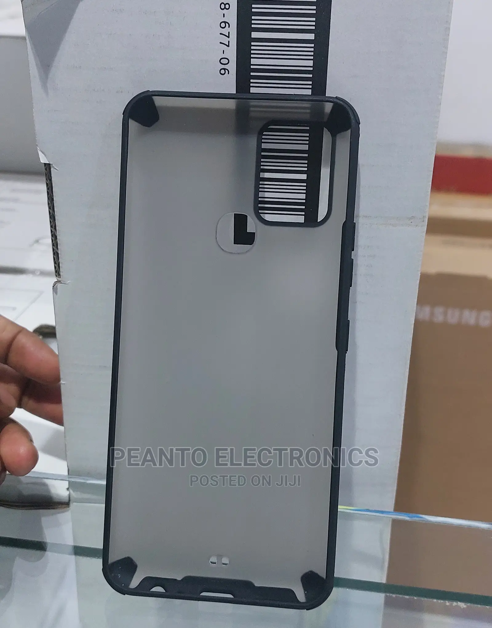 Phone Case for Infinix Hot 10 Clear Black