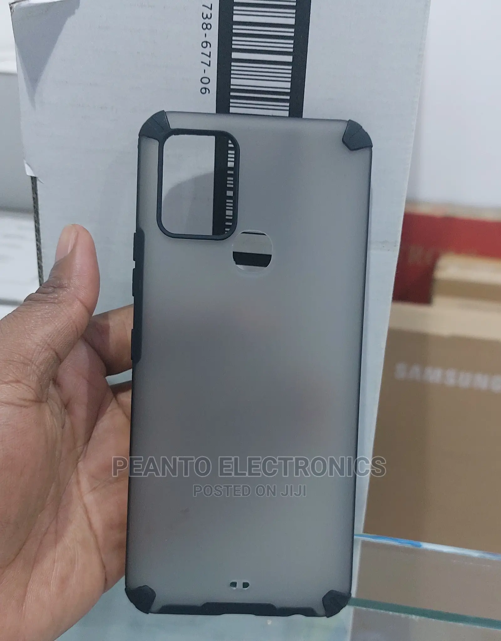 Phone Case for Infinix Hot 10 Clear Black