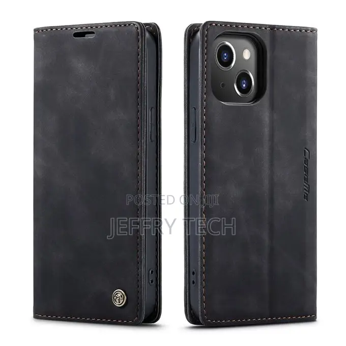 iPhone 14 Flip Leather Wallet Case