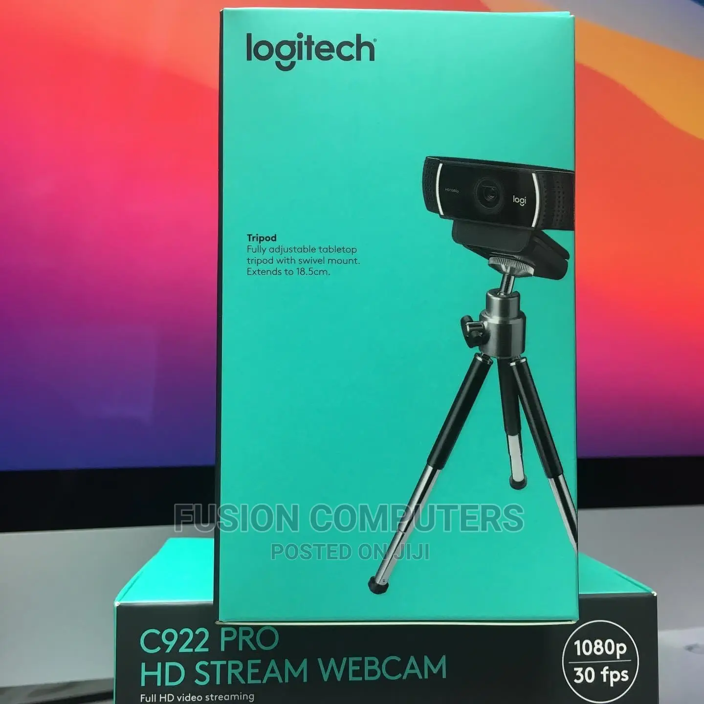 Logitech C922 Webcam With Tripod Stand