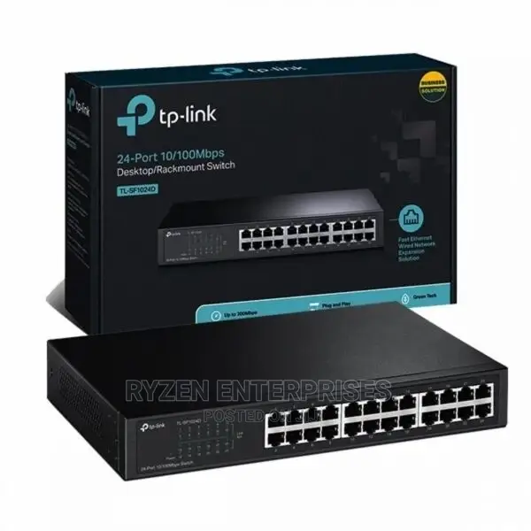 Tp-Link 24-Port 10/100mbps Desktop/Rackmount Switch