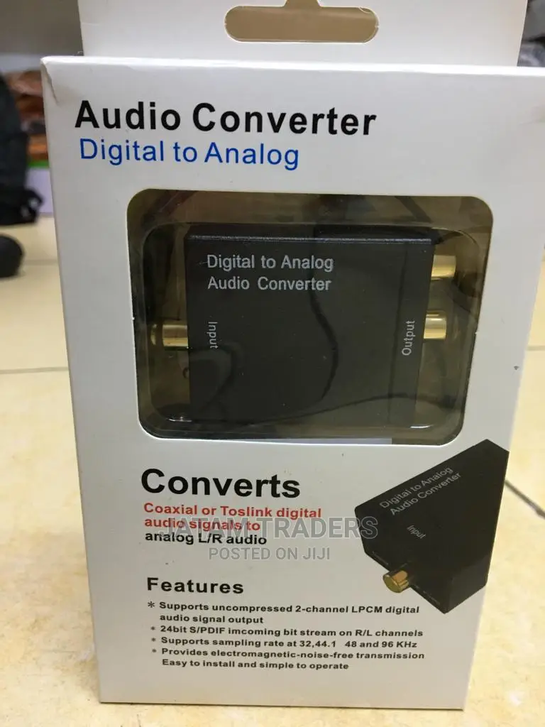 Audio Converter, Digital To Analog