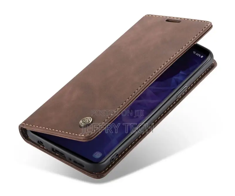 Samsung Galaxy S9 Retro Matte Soft Flip Leather Wallet Case