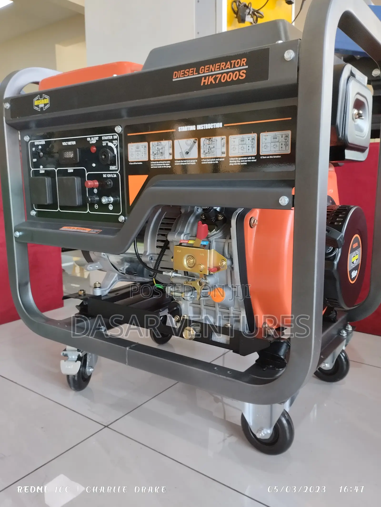 Hisaki Welder Generator Hk 7000