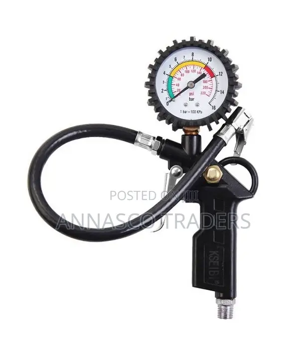 Tire Inflator With Gauge/Classic S With Long Hose