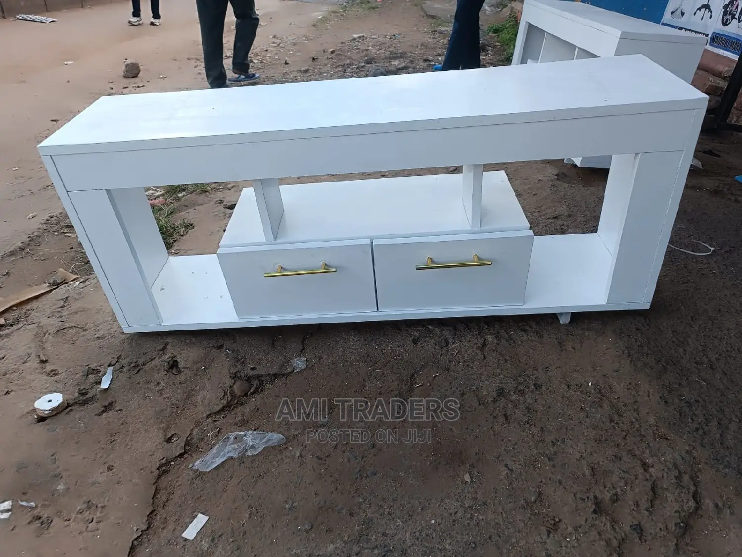 White TV Stand