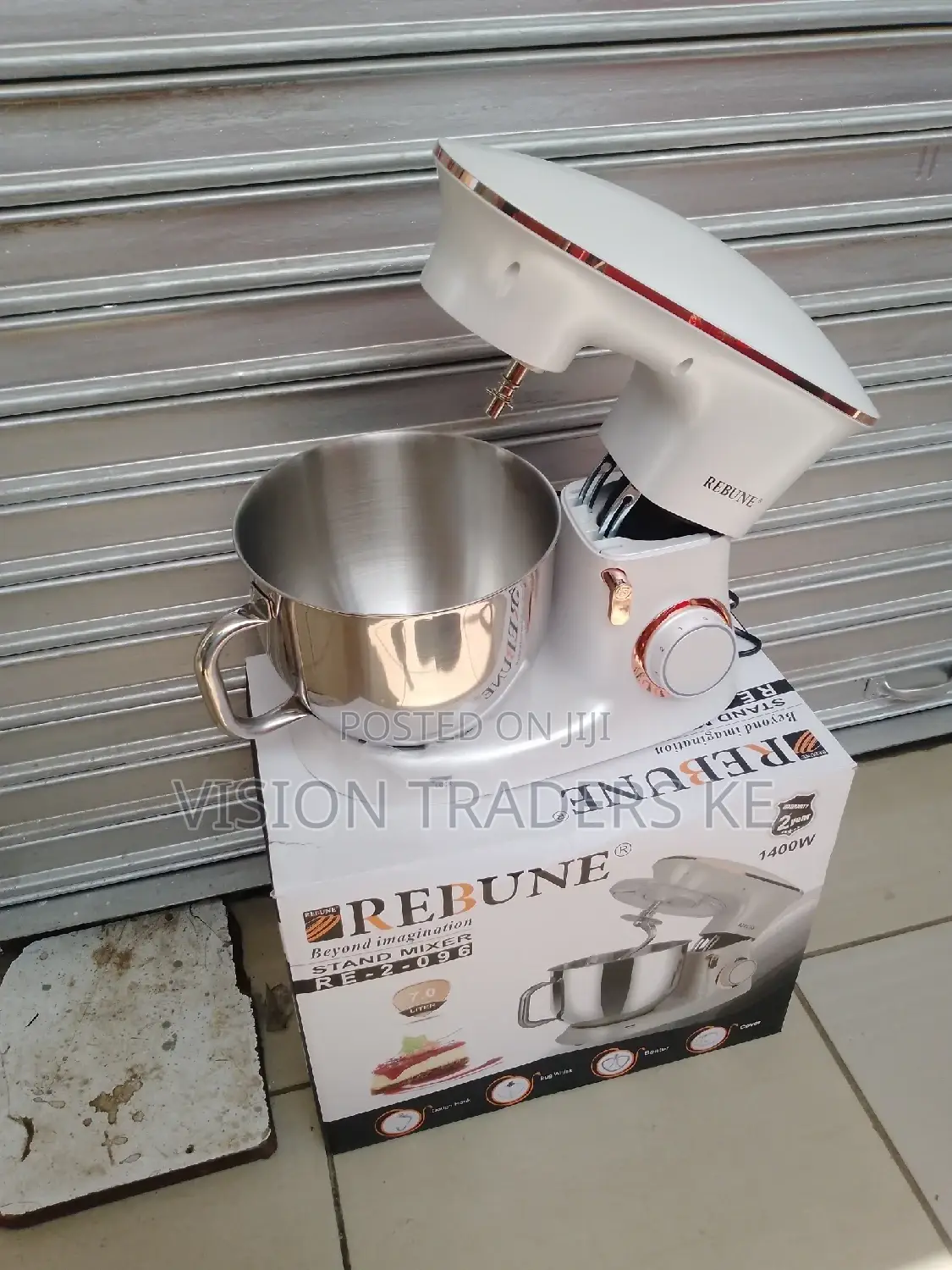 Rebune Commercial Stand Mixer 7litres