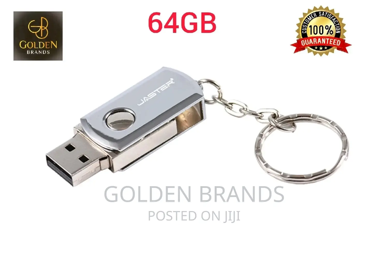 Metal 64 USB Flash Drive With Key Chain