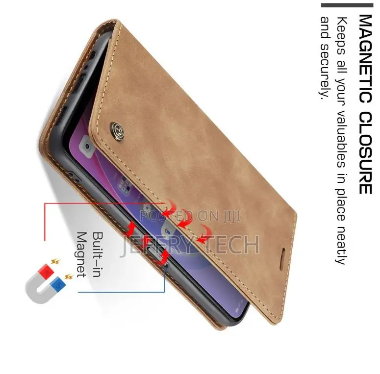 OPPO A76 4G Retro Flip Leather Wallet Case Brown
