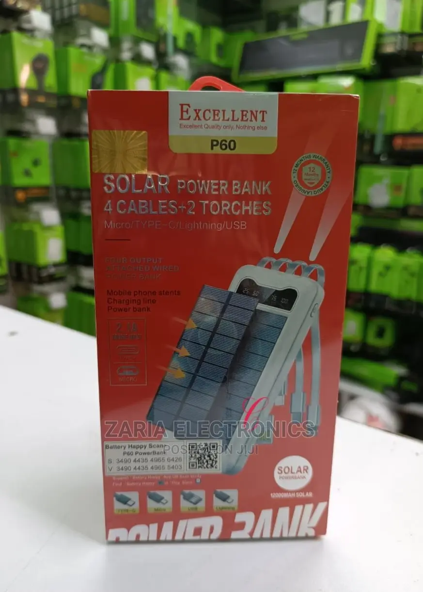 10000mah Excellent Power Bank,Fast Charging With 4cables