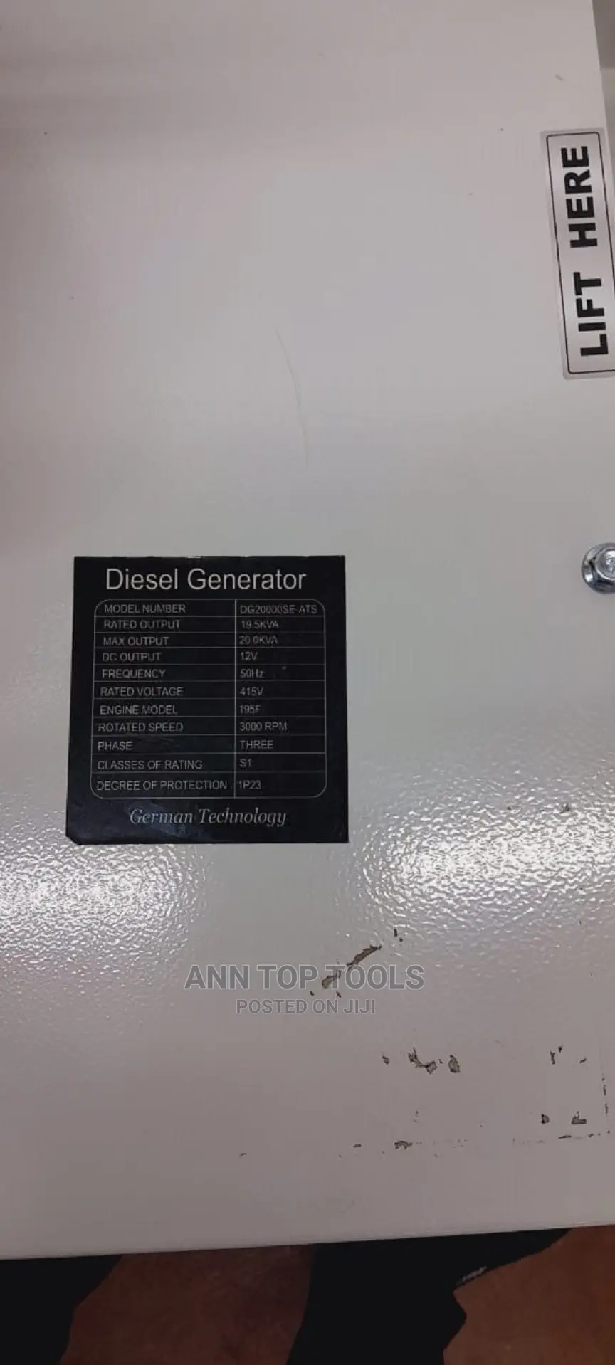 Girasol 20kva Super Silent Diesel Generator 3phase +ATS