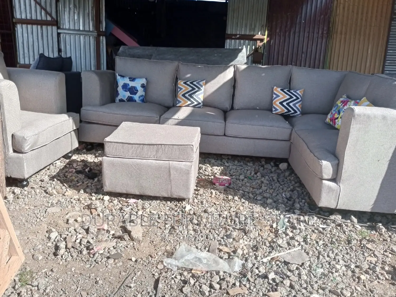 8 Seater Sofa and Table