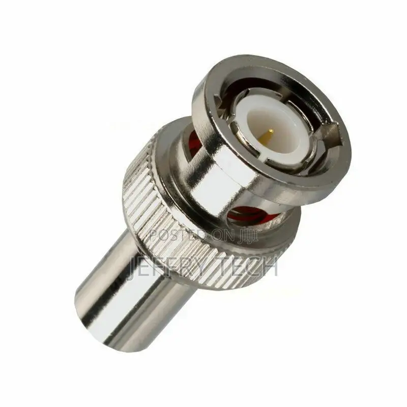 BNC Male to RCA Female Coax Coaxial Cable Cord Plug Adapter