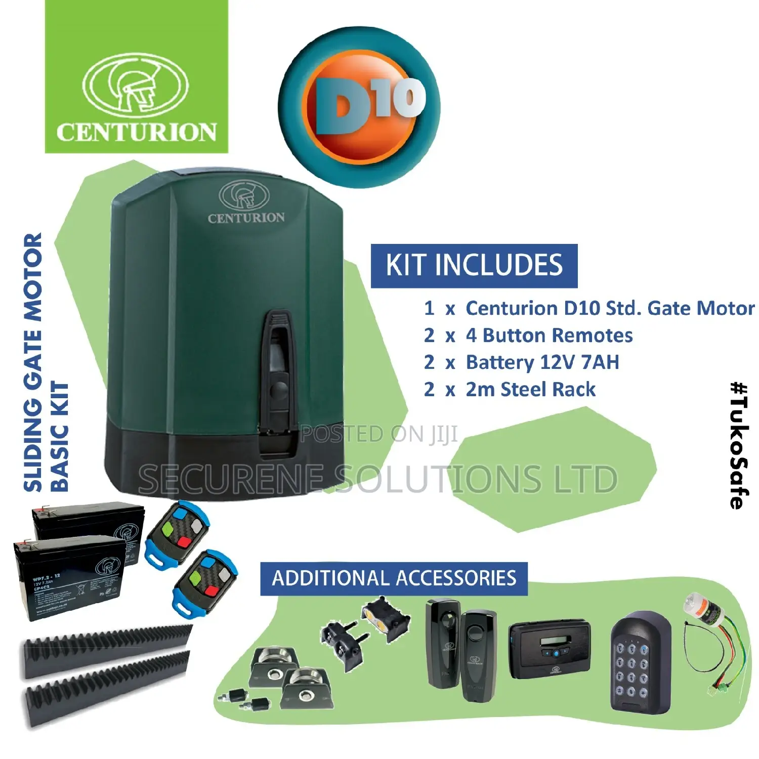 Centurion D10 – Industrial Sliding Gate Motor