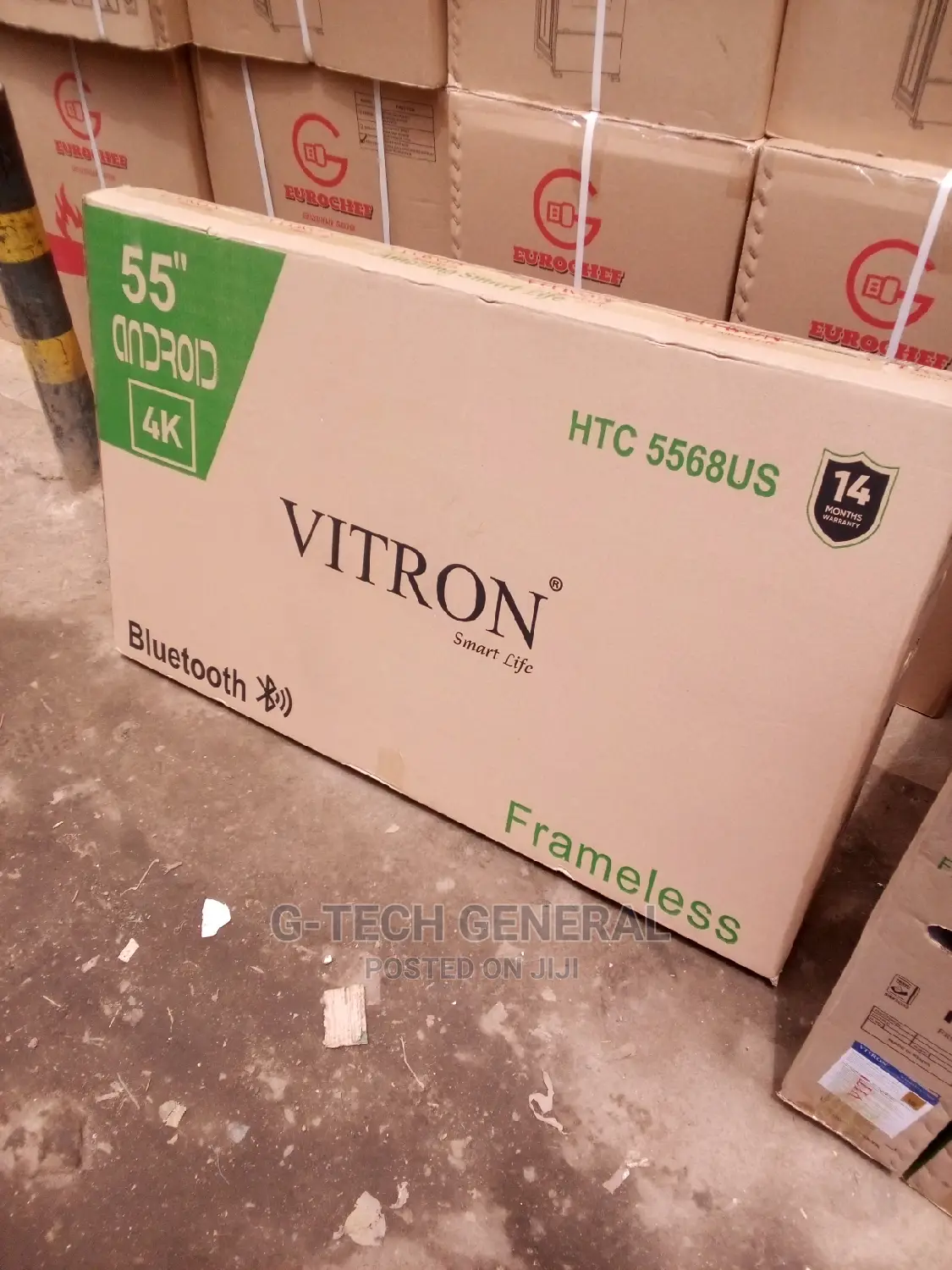 Vitron 50 Inch Frameless Smart Android Tv