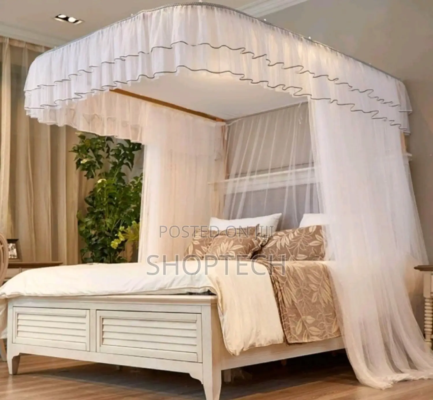 Generic Fashion 2stand Mosquito Nets With Sliding Rails