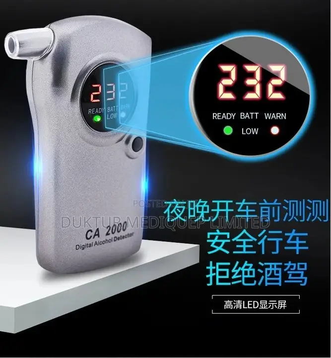 Digital Sensitive Alcohol Tester Blowing Test