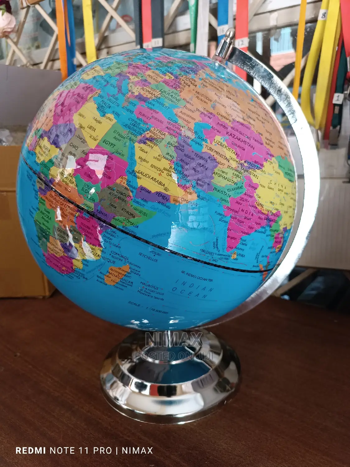 World Globe PVC With Metal Stand