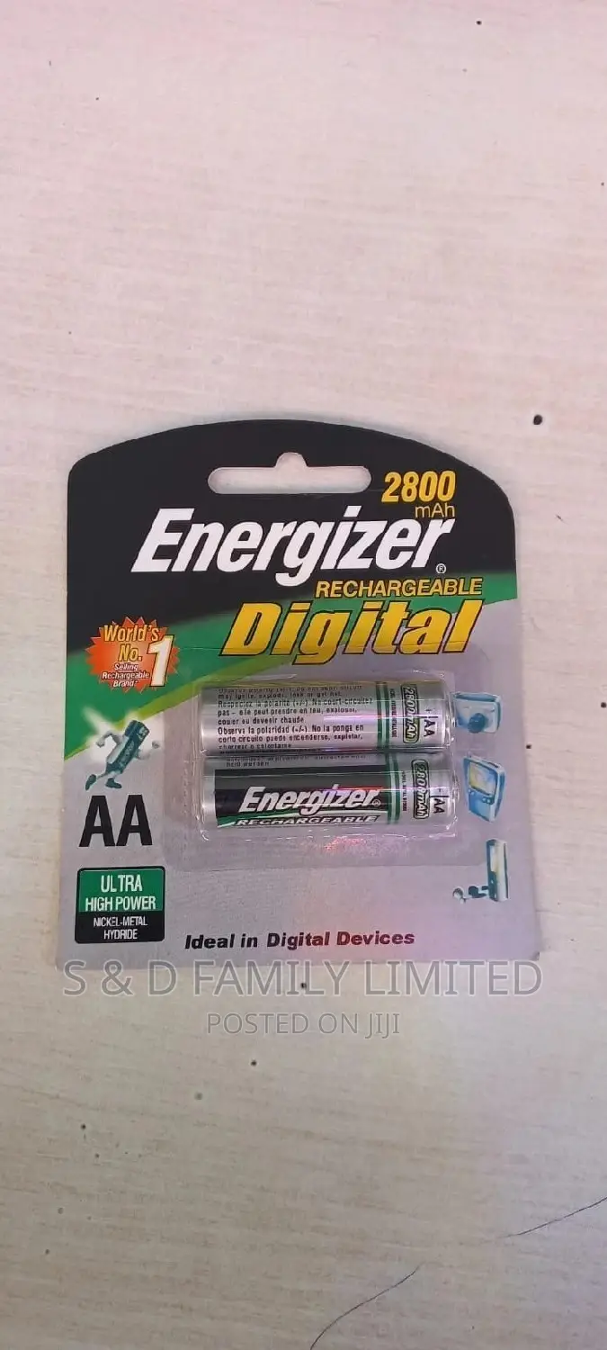 Energizer 2800MAH Rechargeable AA Batteries