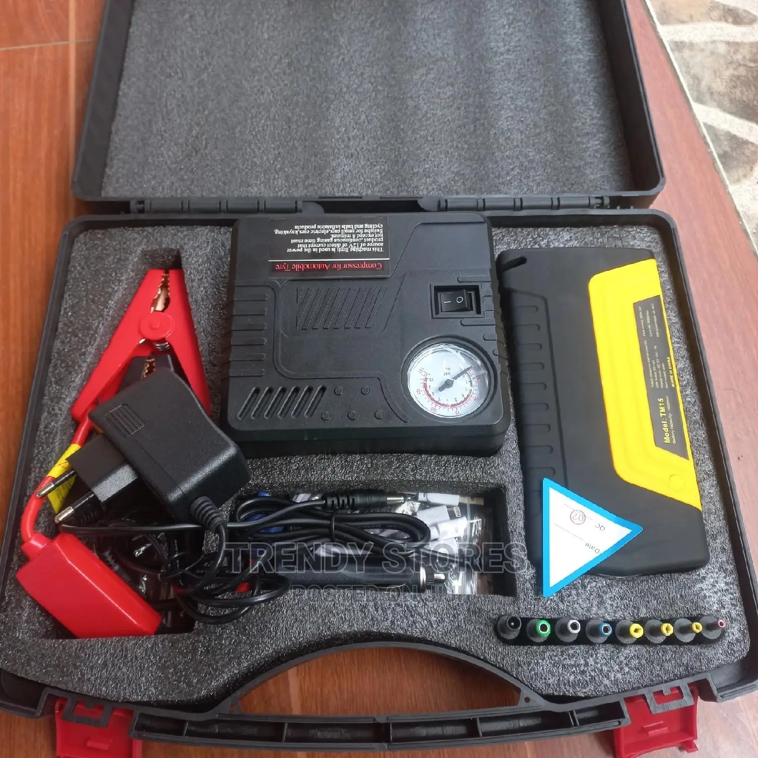Car Jump Stater Kit With Air Compressor - 150000 Mah