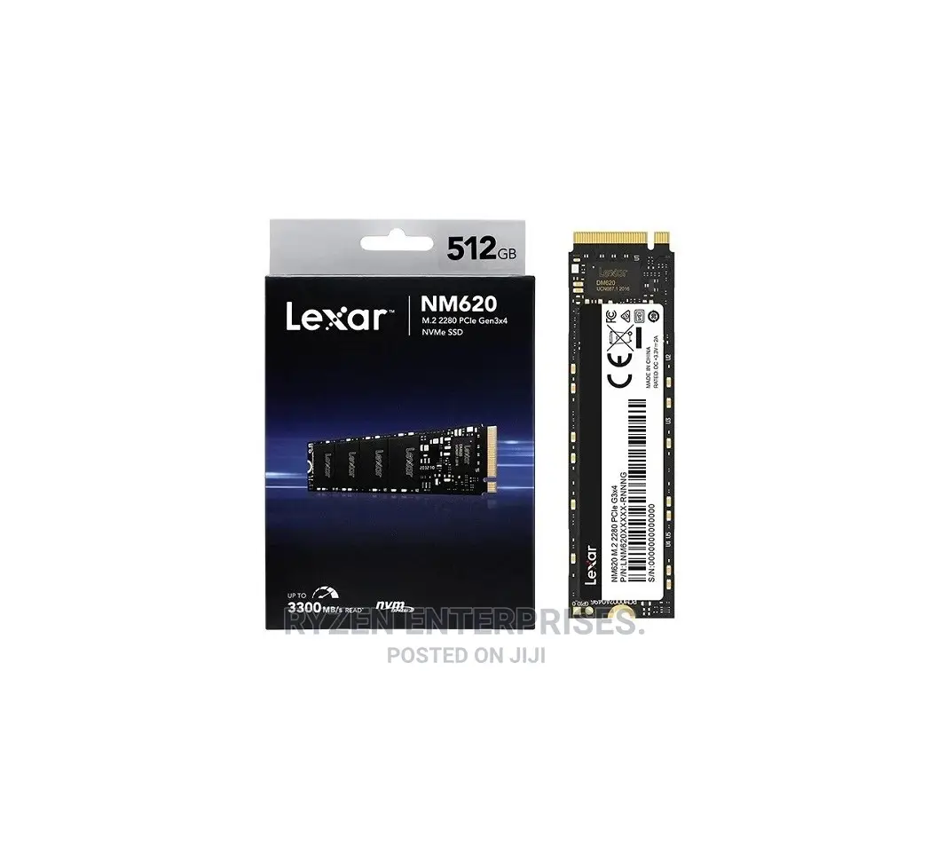 Lexar Internal SSD M.2 Pcie Gen 3*4 Nvme 2280 - 512gb