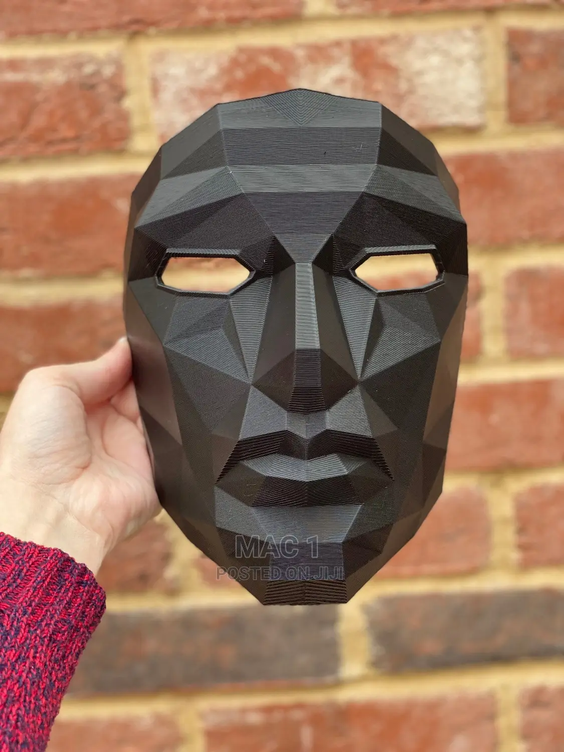 Squid Game Black Mask for the Front Man