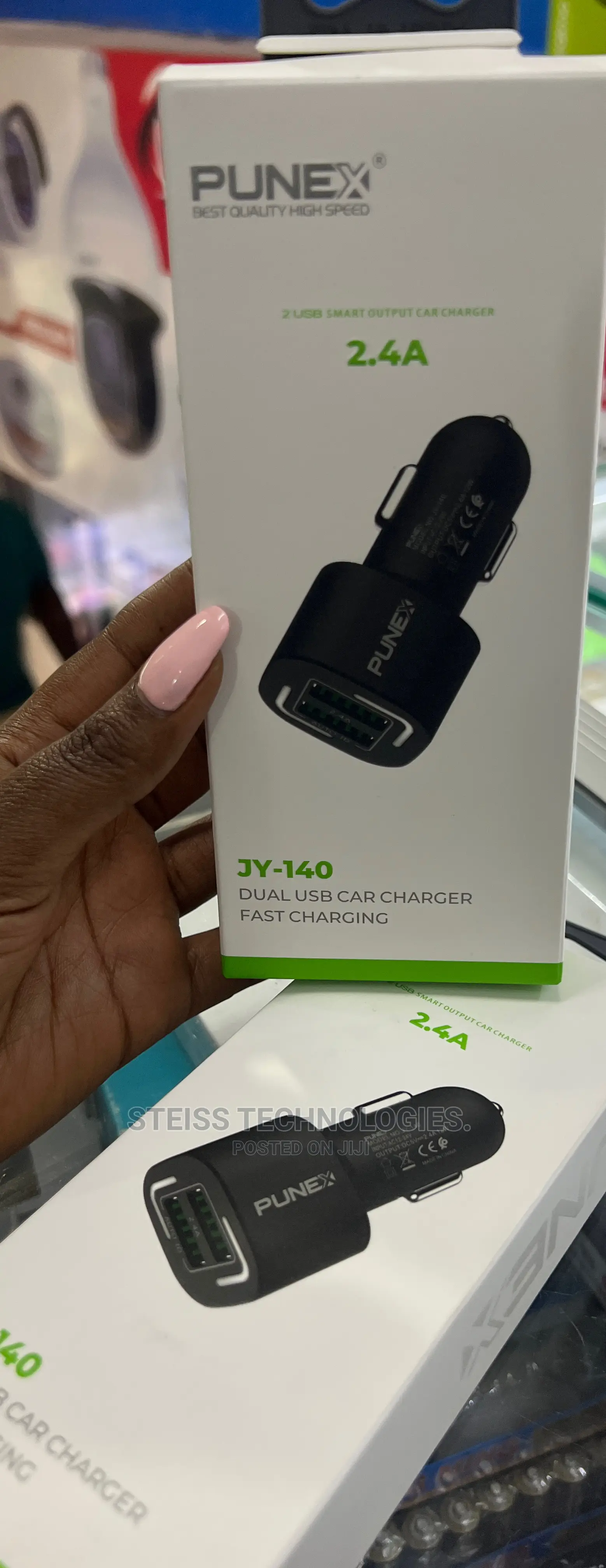 Punex Car 2.4A Charger.