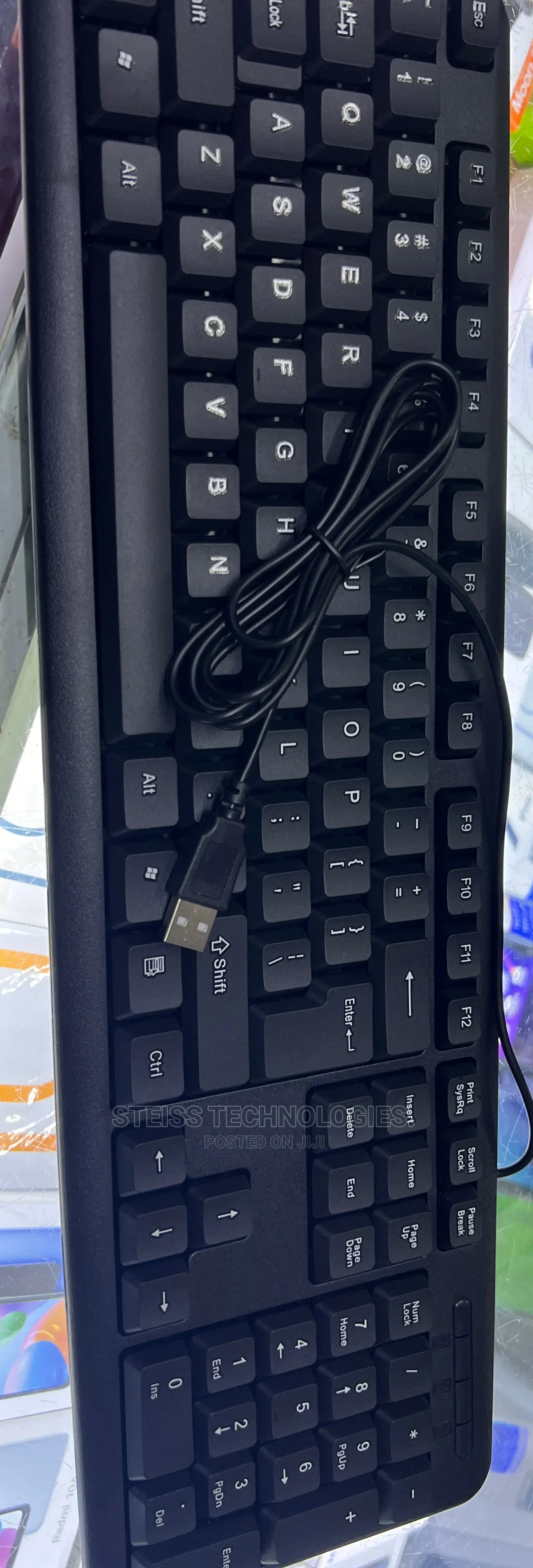 Wired Black Keyboard.