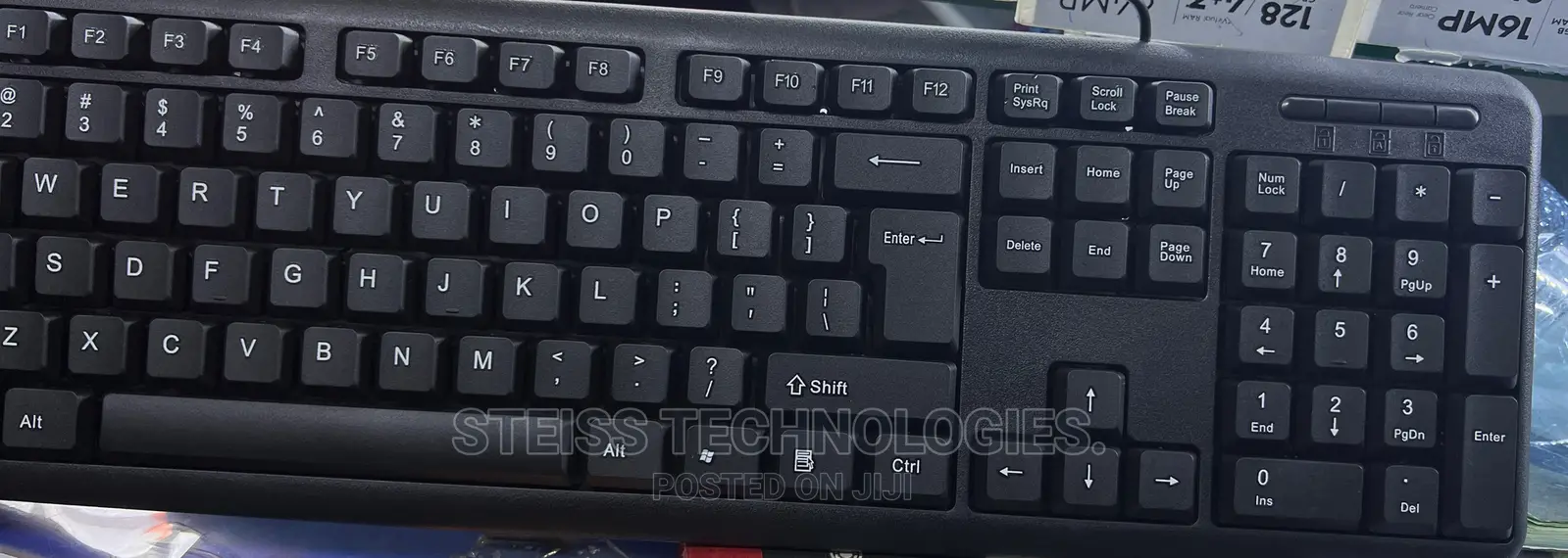 Wired Black Keyboard.