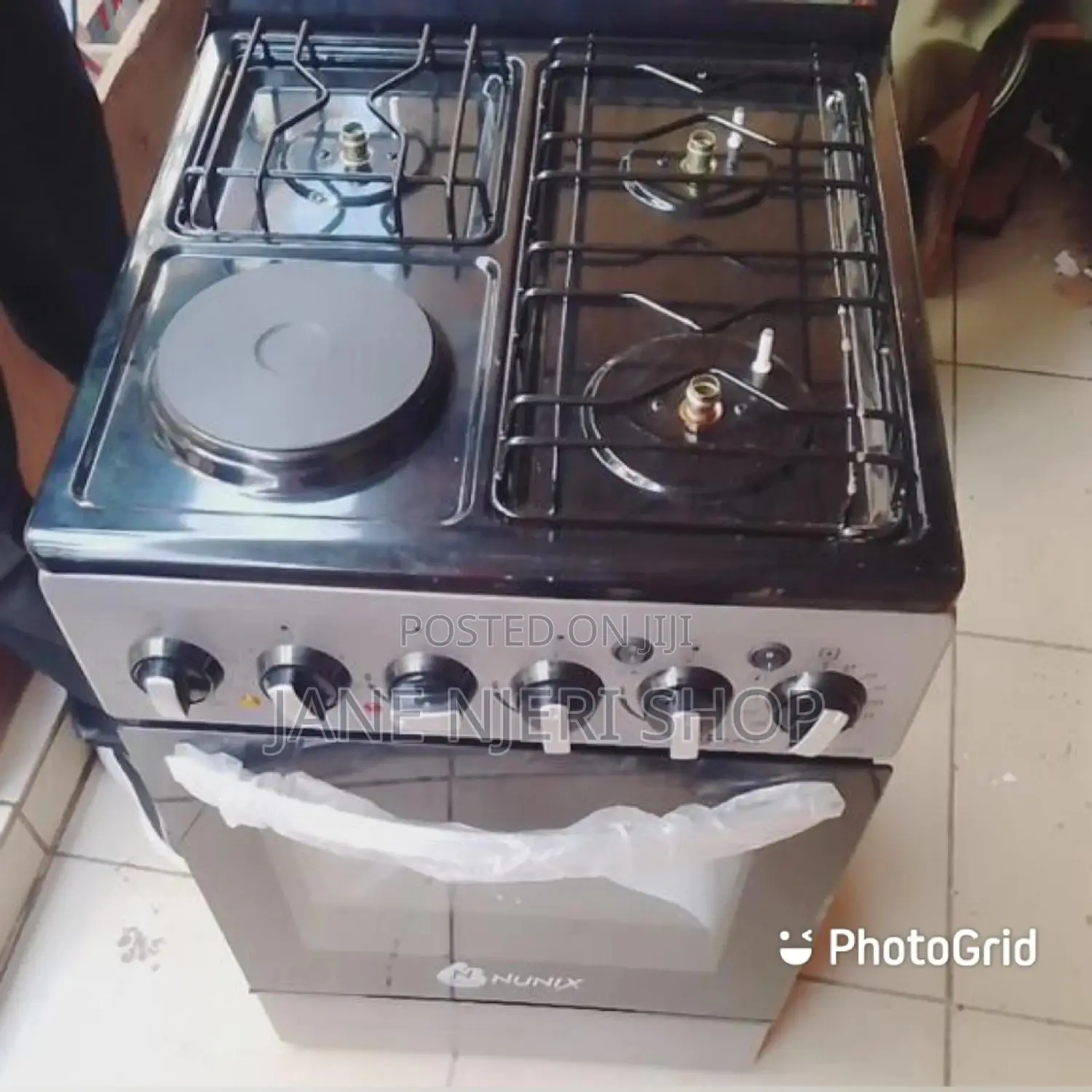 Nunix 3+1 Cooker With Electric Oven 60 L