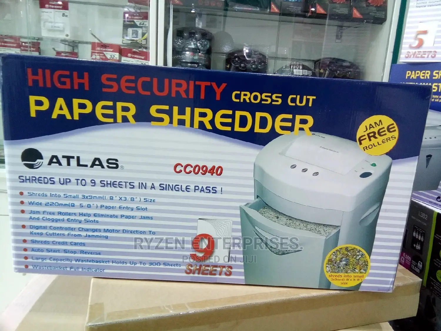 9sheets Shredder Atlas/ Atlas Cc0940/ Cc0940/Cc0940 Shredder