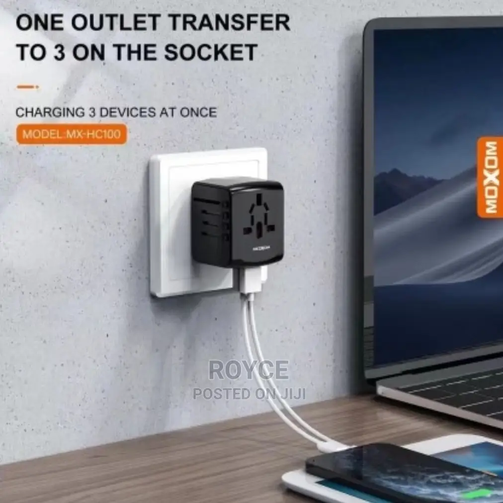 Multi-Nation Travel Adapter 4 in 1 With Usb Charger