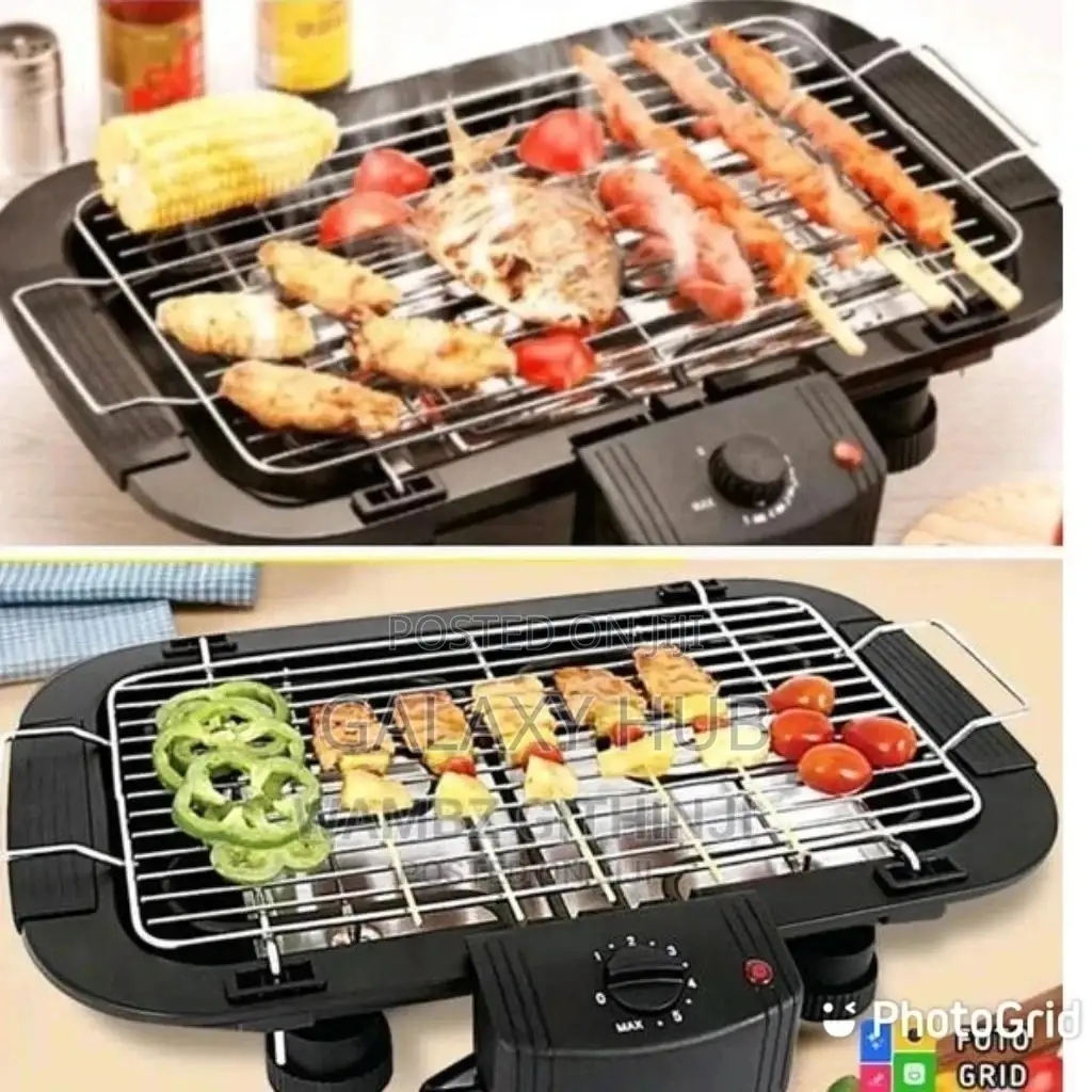 Electric Barbeque Grill Adjustable Temperature