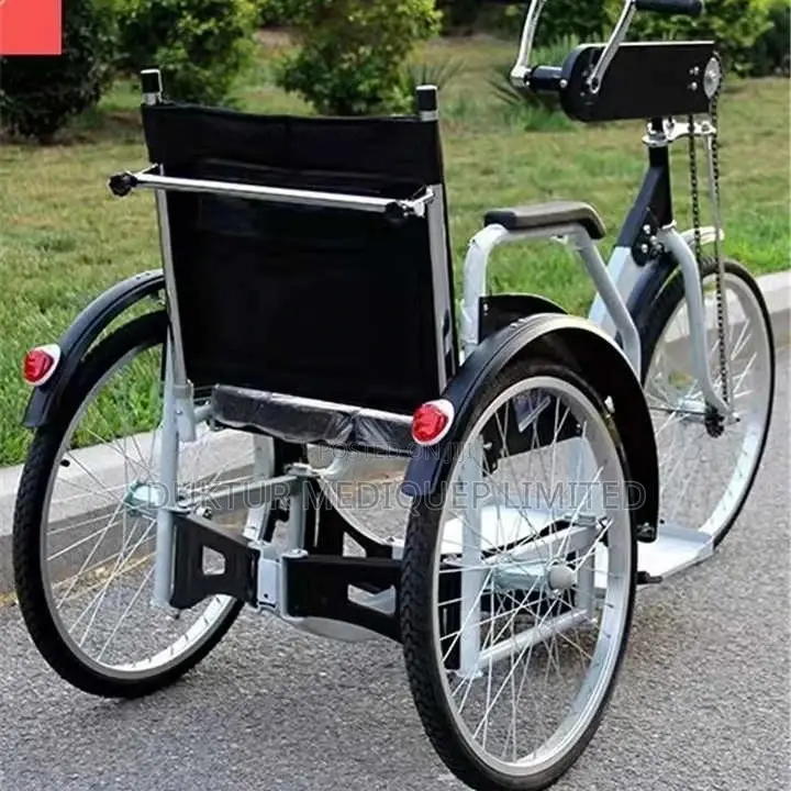 3 Wheeled Wheelchair/ Tricycle Manual Wheelchair